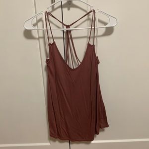 RVCA mauve tank top